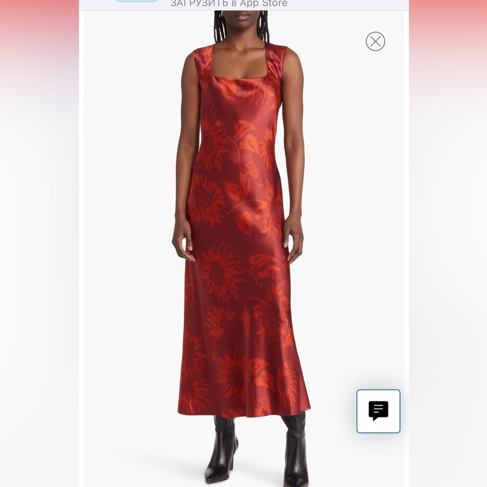 NWOT Reformation Hendrix Floral Silk Dress
